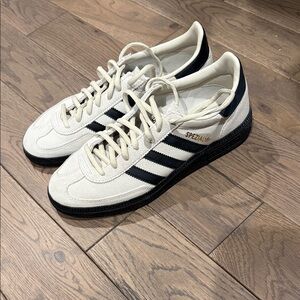 Adidas Spezial Men's Cream and Black Sneakers